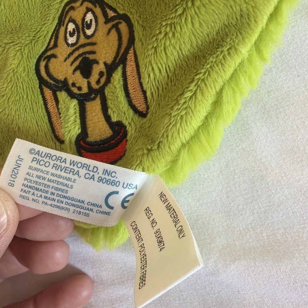 Aurora Lovey Security Blanket Dr Seuss The‎ Grinch - Picture 3 of 6